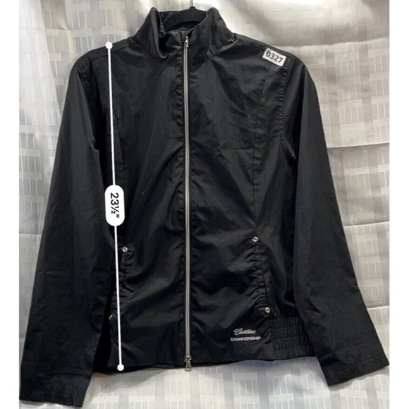 callaway women/man jacket color black size s Zipper - Picture 6 of 12